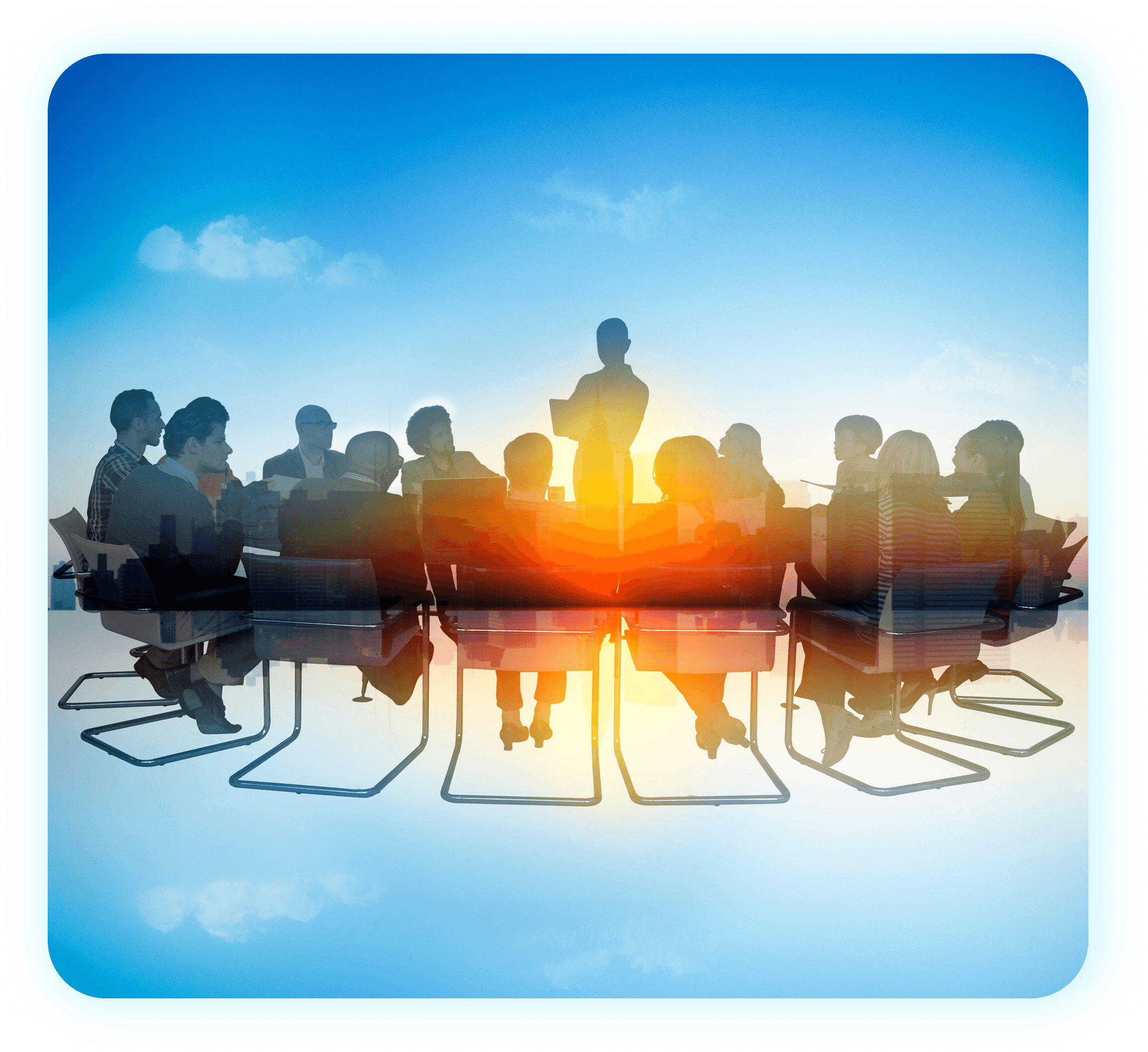 Business team meeting